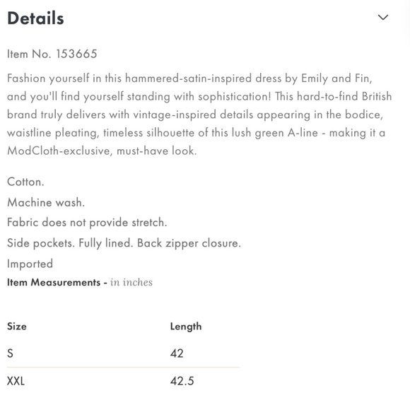 Emily and Fin - Keener Postures Dress, Emerald - Picture 13 of 13